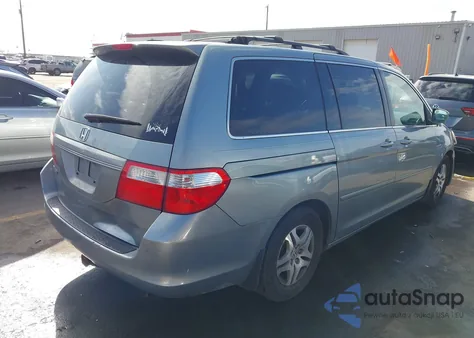 2007 Honda Odyssey Ex-L from USA, damaged, VIN 5FNRL38747B001987